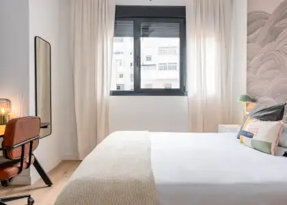 Habitación en piso compartido de 3 habitaciones en alquiler en La Bresca en Málaga